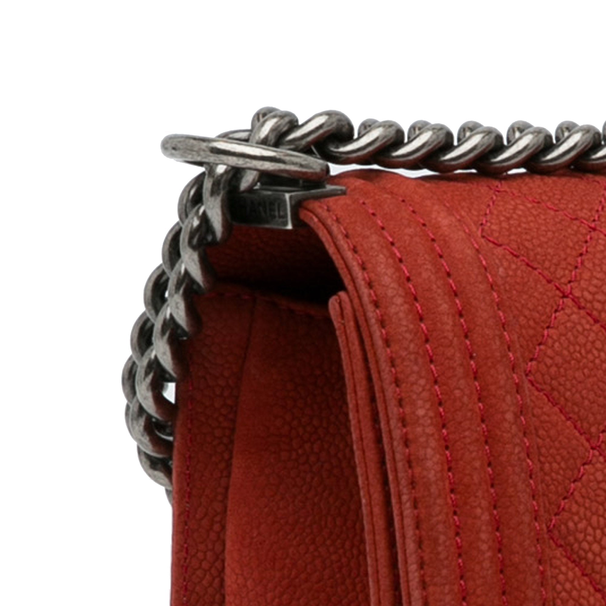 Chanel Old Medium Quilted Caviar Boy Flap - The Boutique