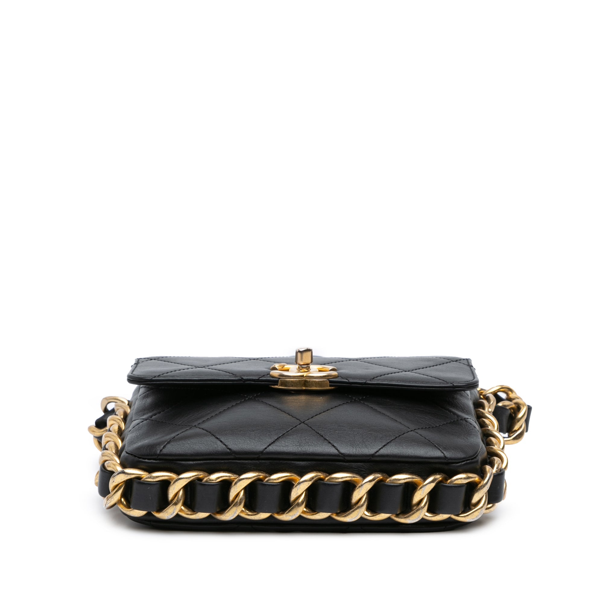 Chanel Small Quilted Calfskin Framing Chain Flap - The Boutique