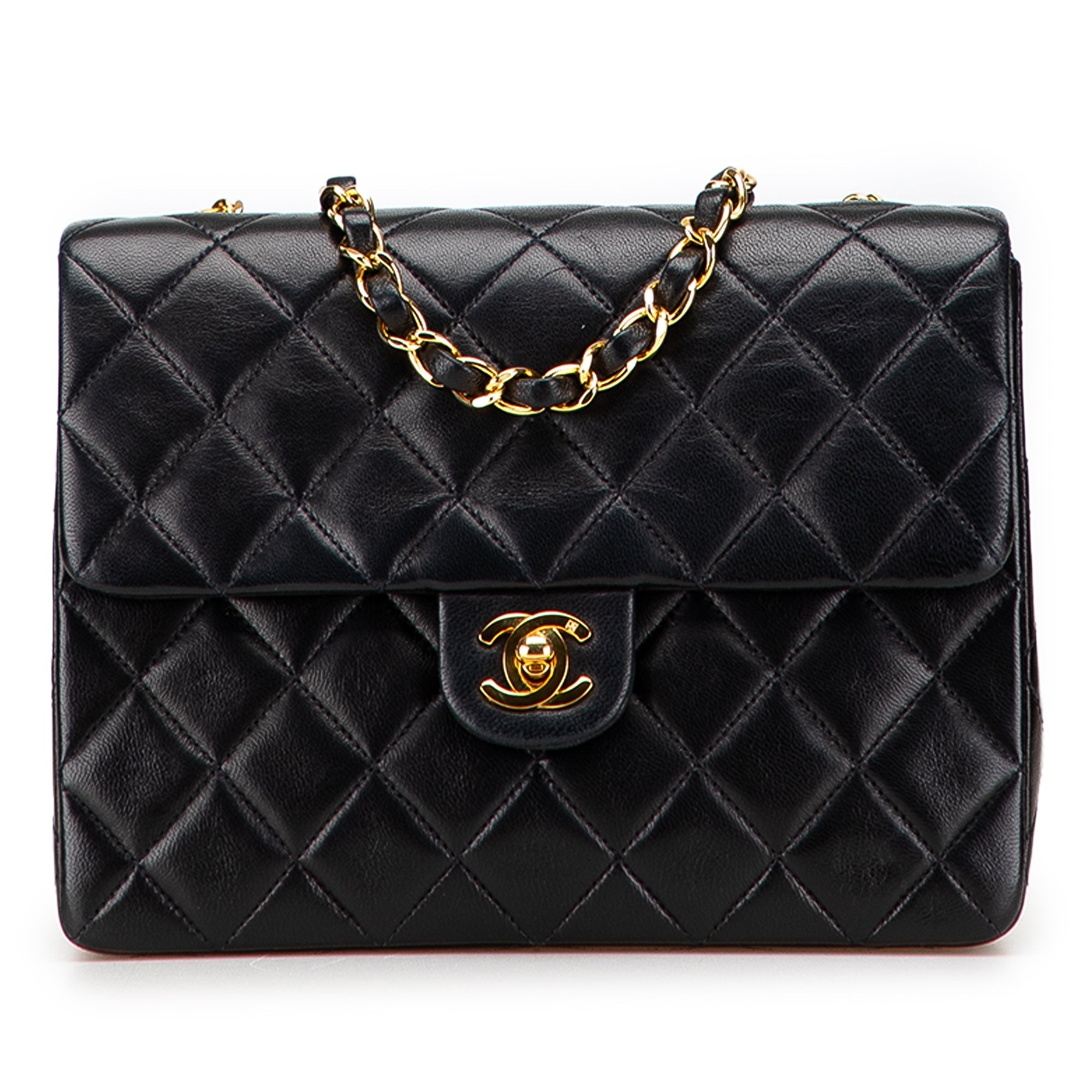 Chanel Square Quilted Lambskin Single Flap - The Boutique