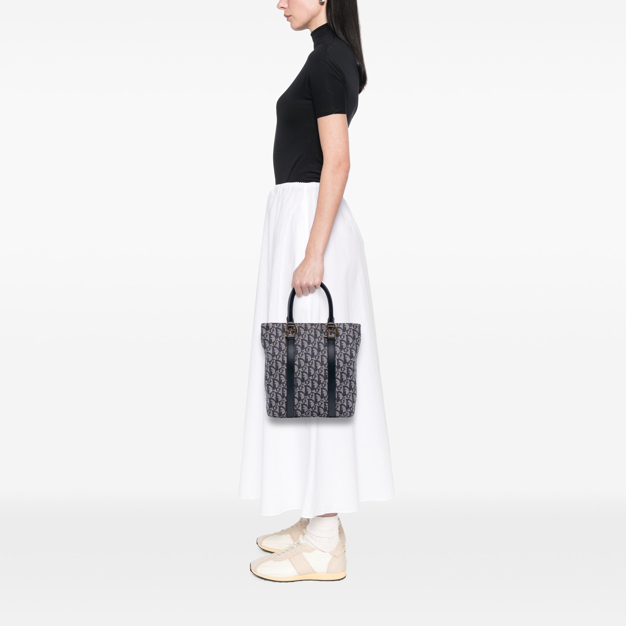 Dior Diorissimo Trotter Canvas Tote - The Boutique