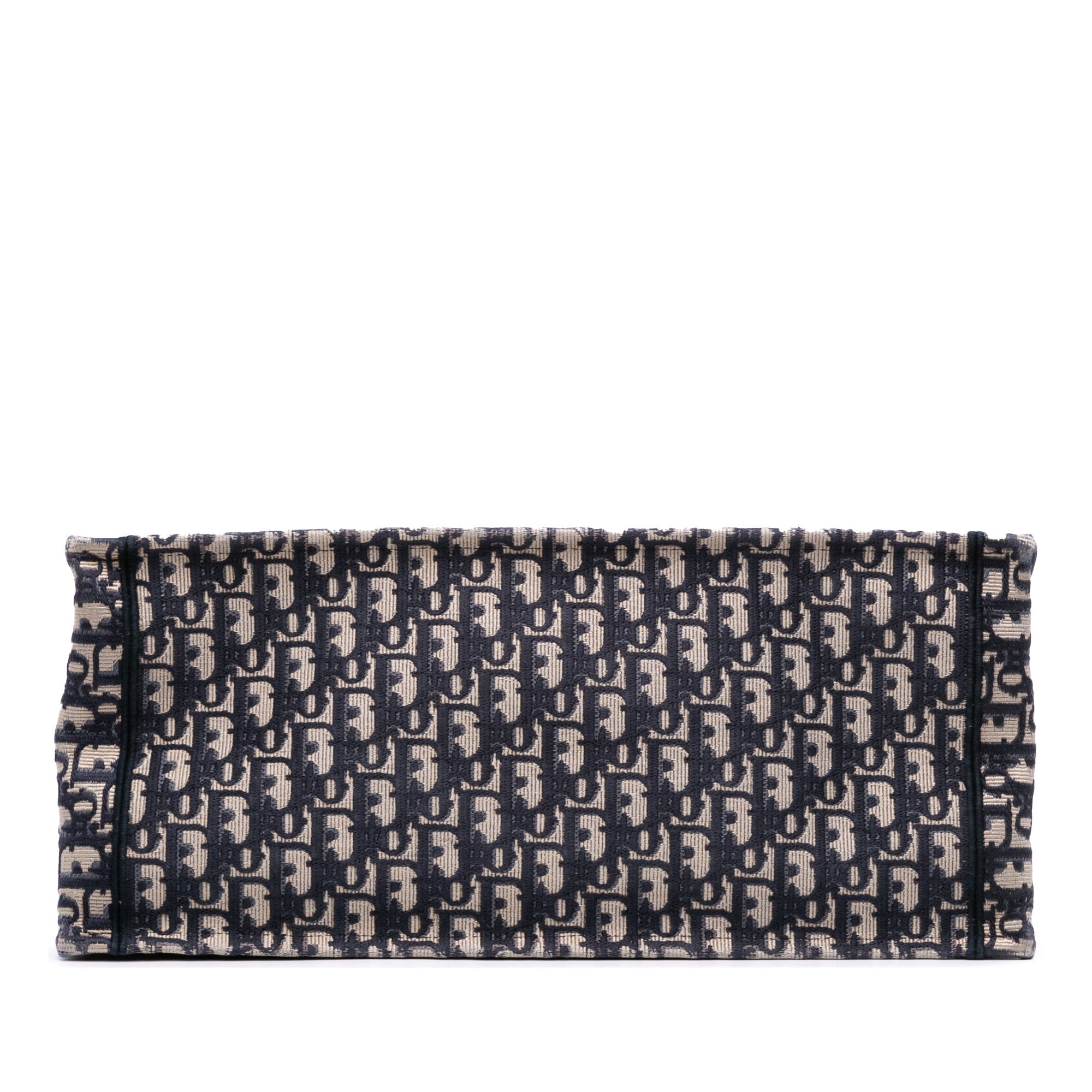 Dior Large Oblique Embroidered Canvas Book Tote - The Boutique