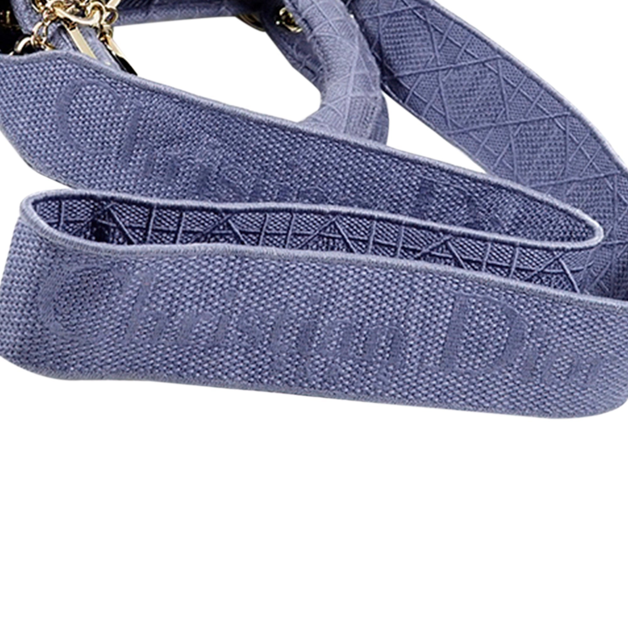 Dior Medium Canvas Cannage Lady D Lite - The 
Refined Luxury