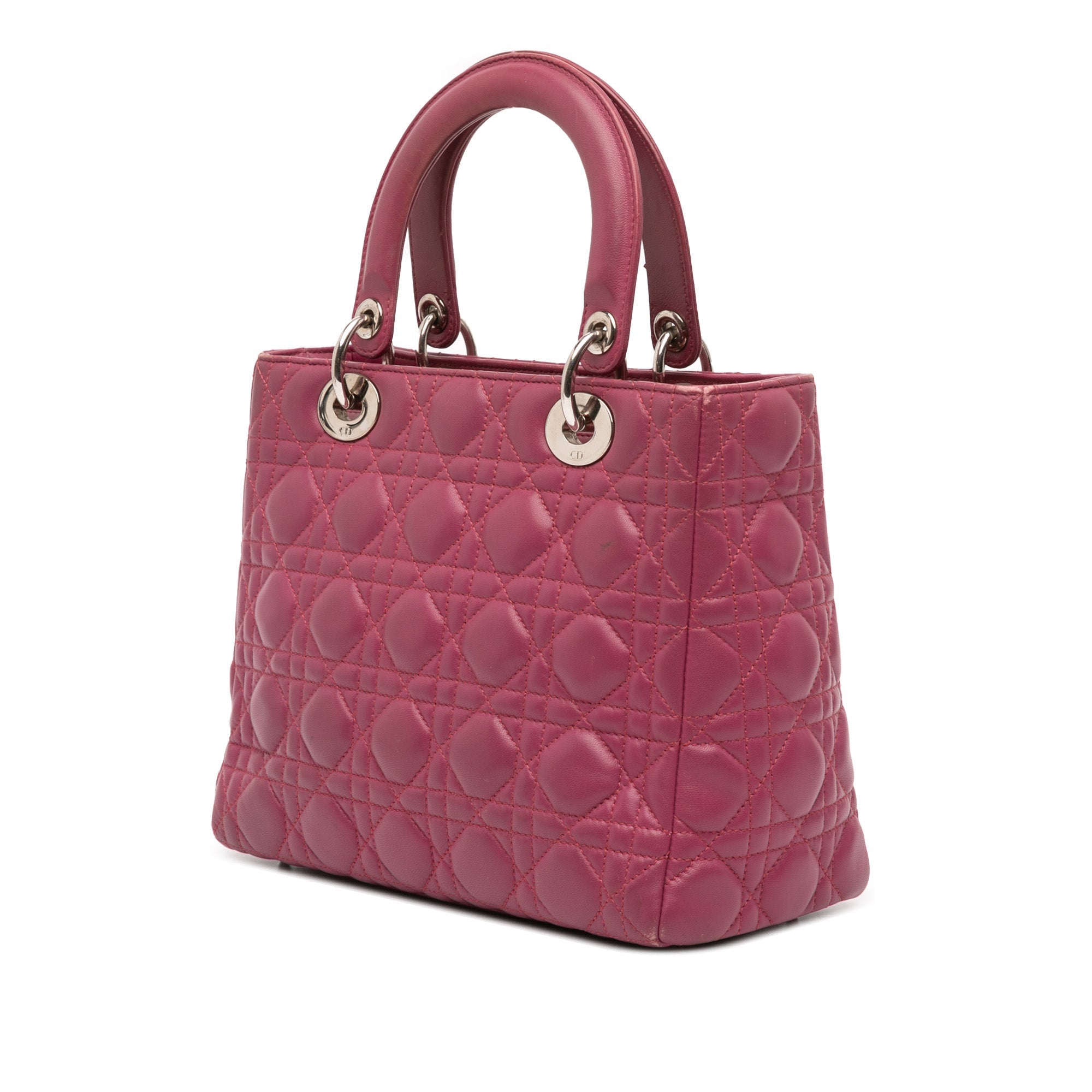 Dior Medium Lambskin Cannage Lady Dior - The Boutique
