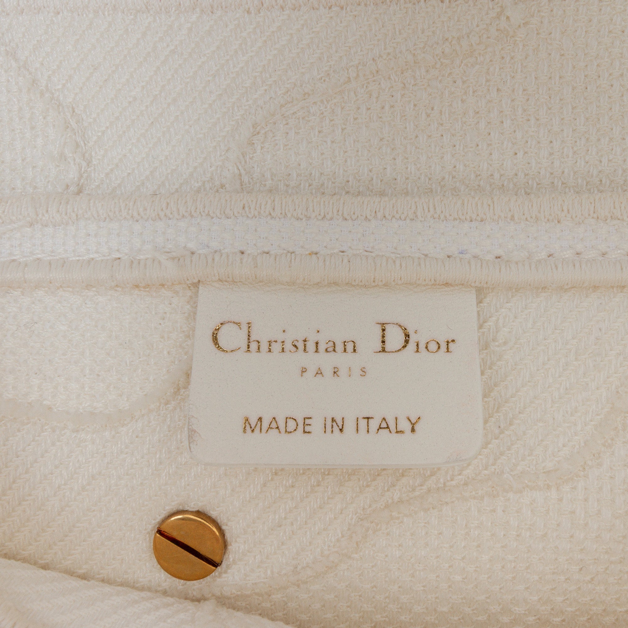 Dior Mini Canvas Embroidered Camouflage Saddle Bag - The Boutique
