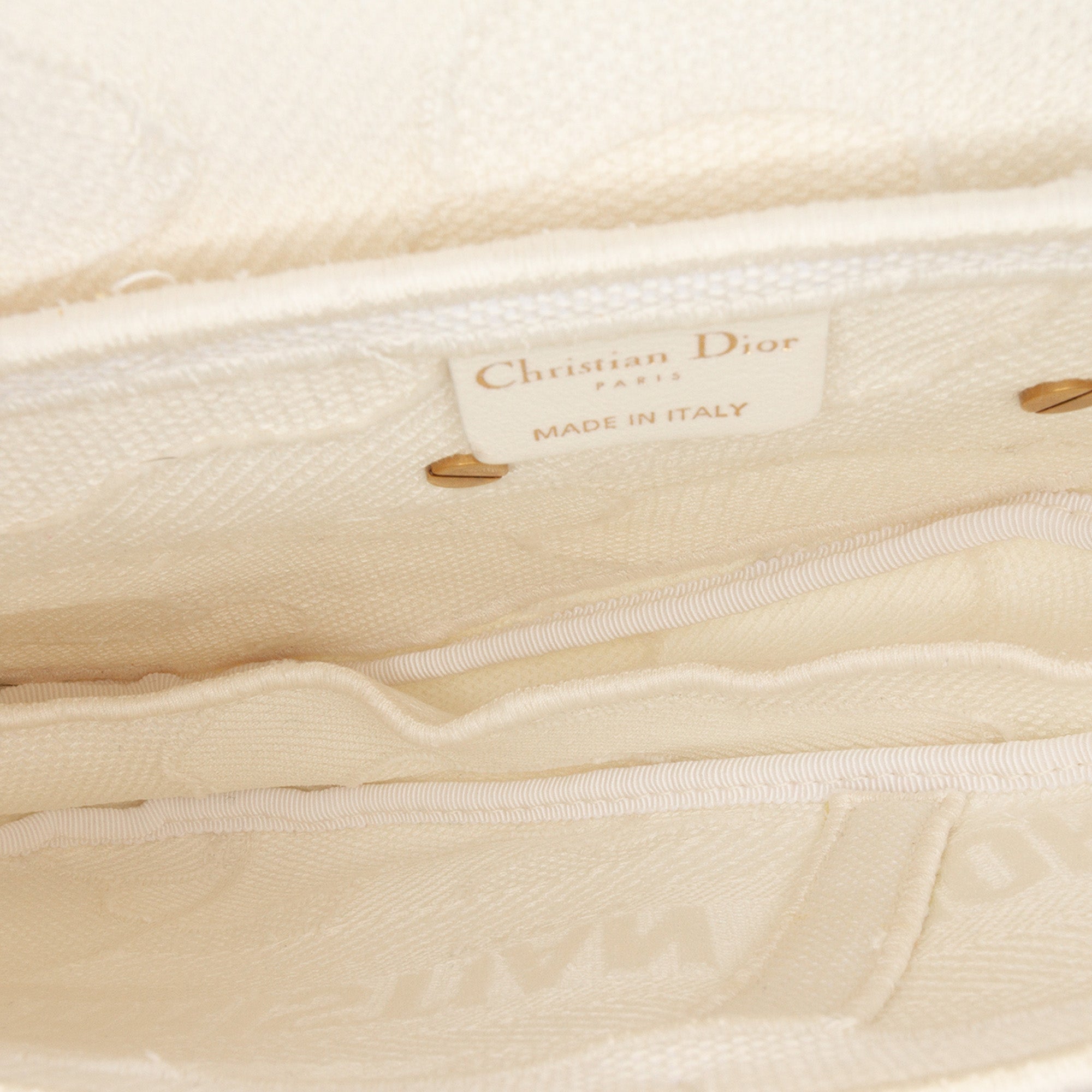Dior Mini Canvas Embroidered Camouflage Saddle Bag - The Boutique
