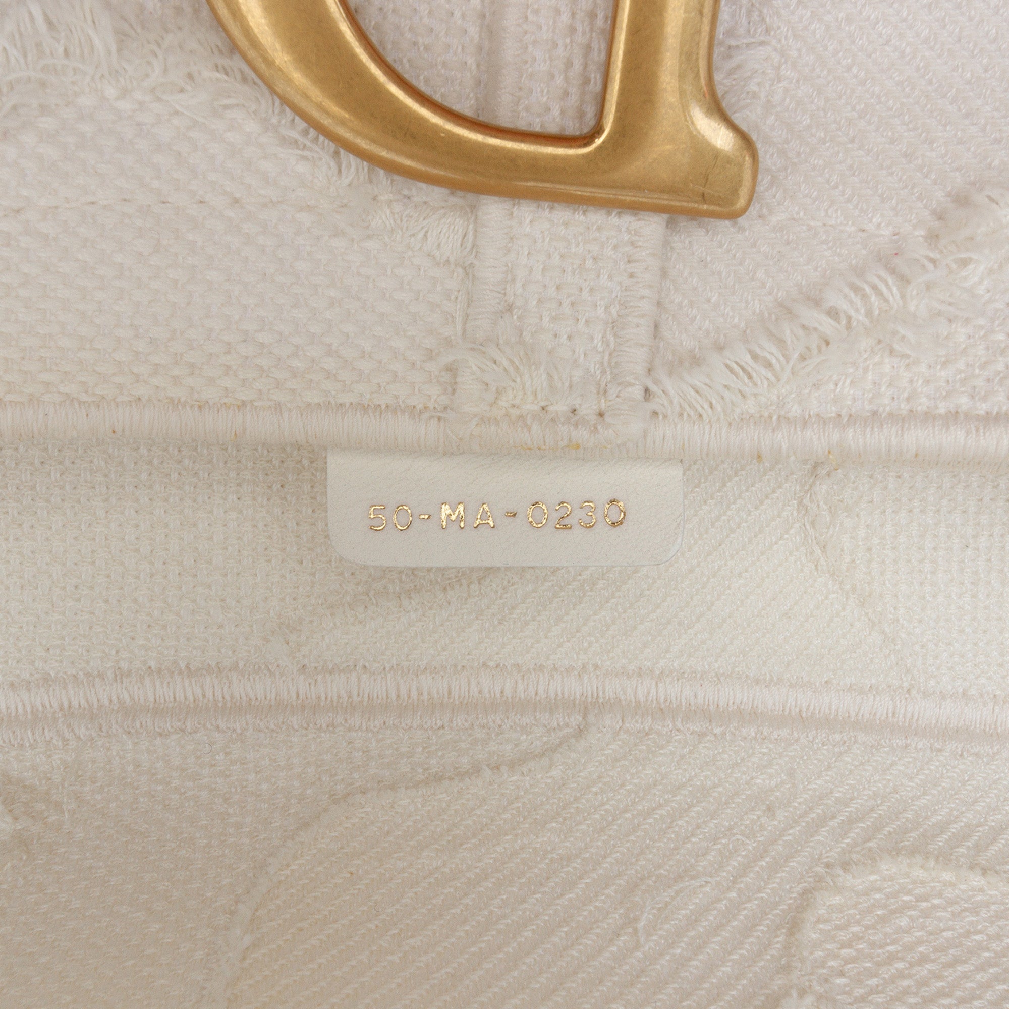 Dior Mini Canvas Embroidered Camouflage Saddle Bag - The Boutique