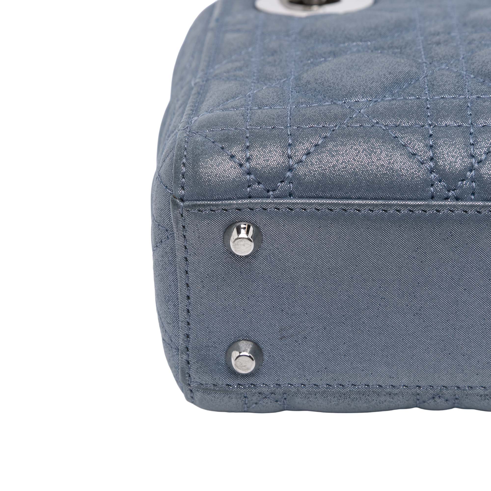 Dior Mini Iridescent Lambskin Cannage Lady Dior - The Boutique