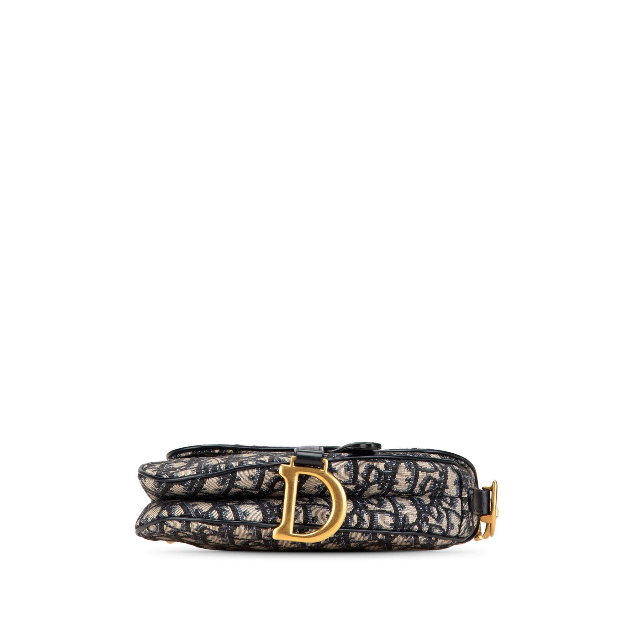 Dior Mini Oblique Canvas Saddle Bag - The Boutique