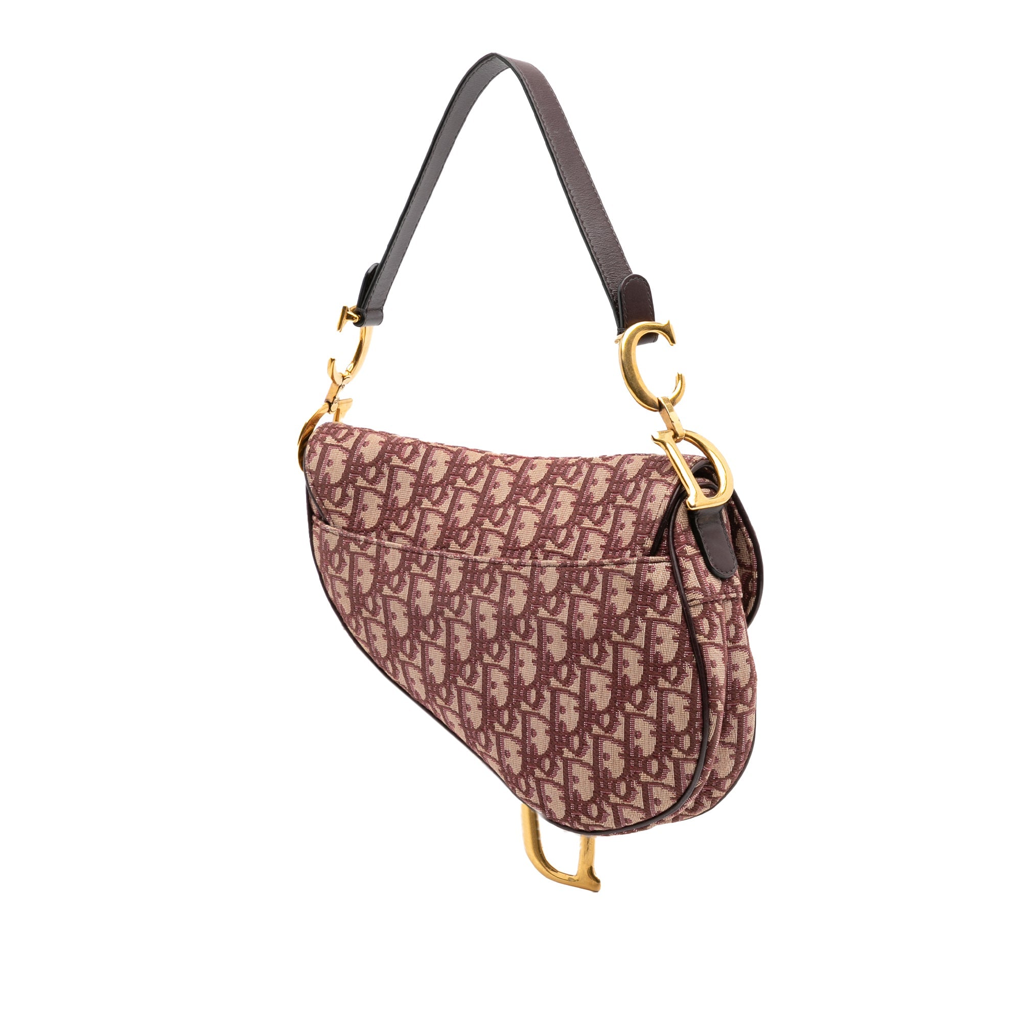 Dior Oblique Canvas Saddle Bag - The Boutique