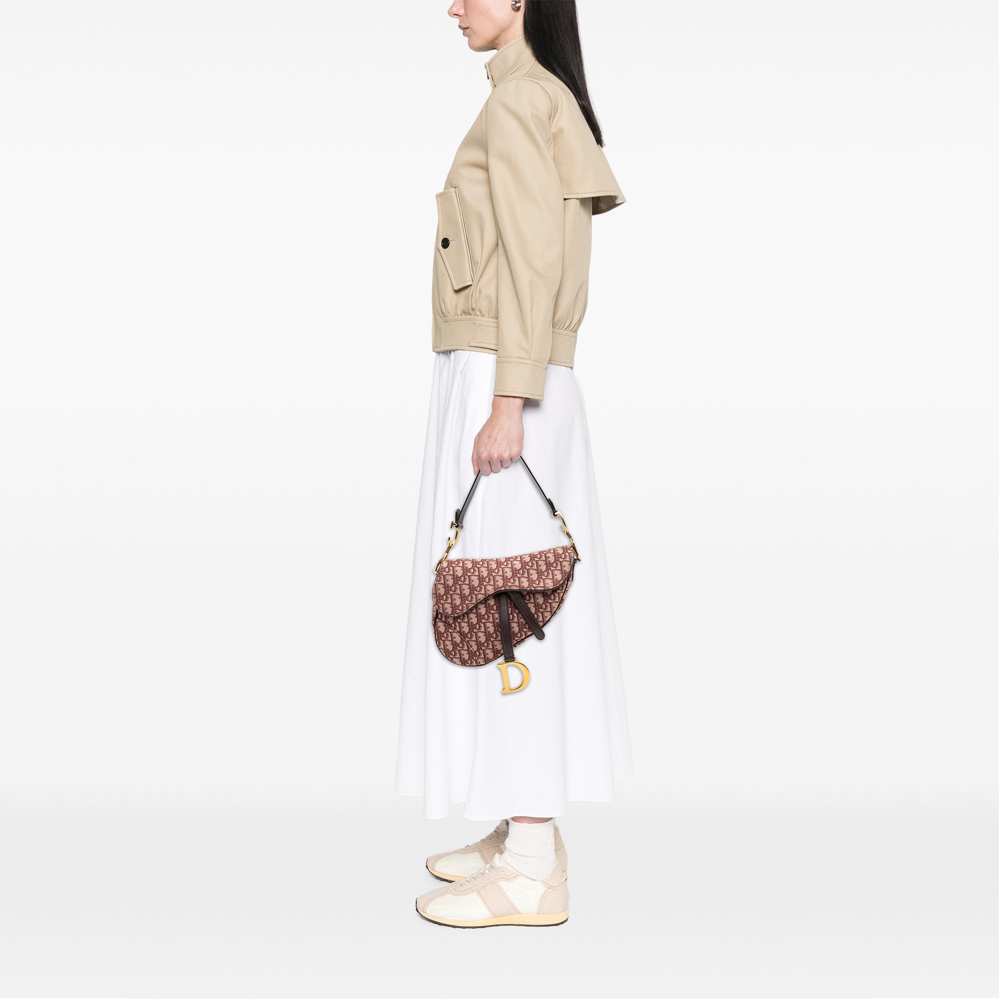 Dior Oblique Canvas Saddle Bag - The Boutique