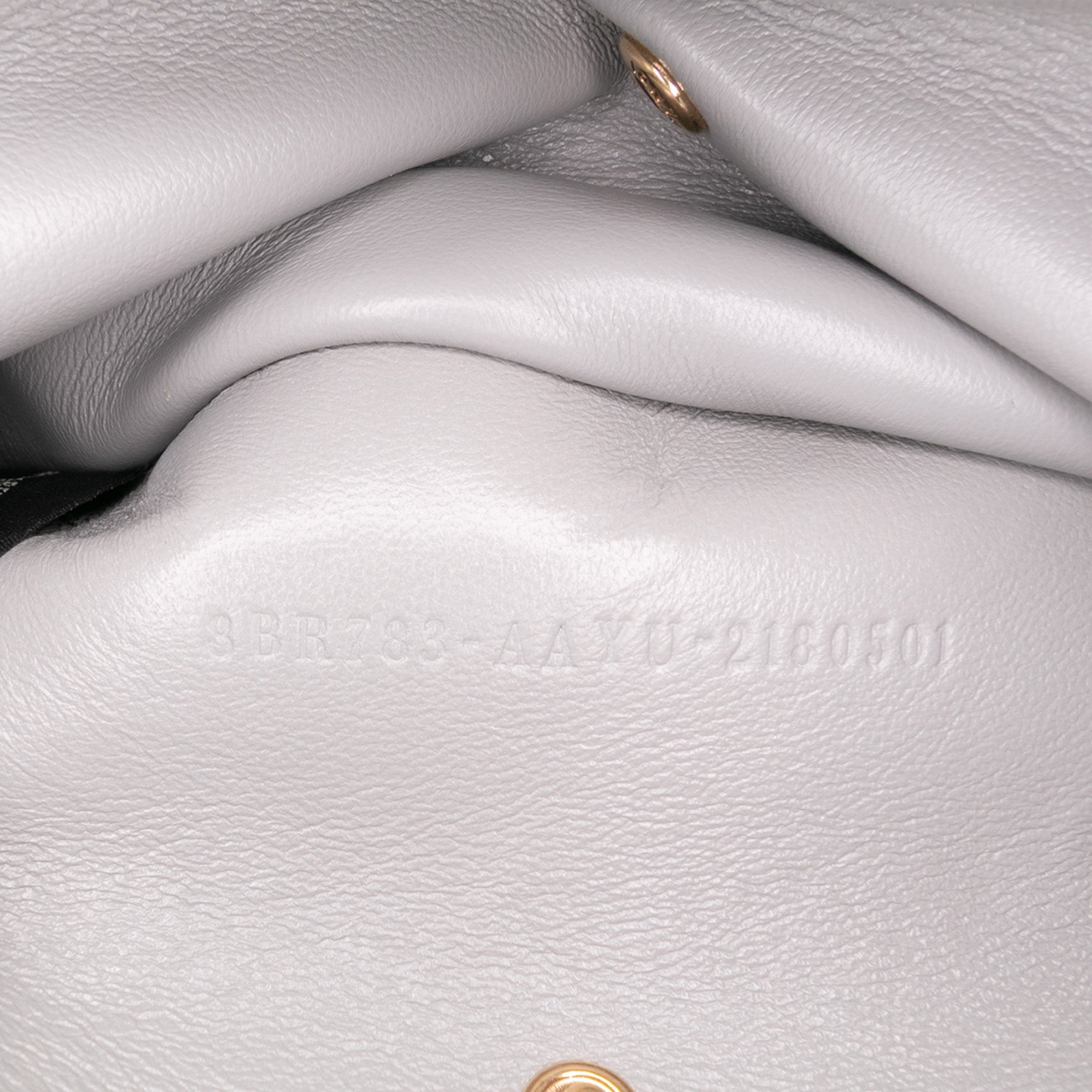 Fendi Embroidered Lace Leather Baguette Chain - The Boutique