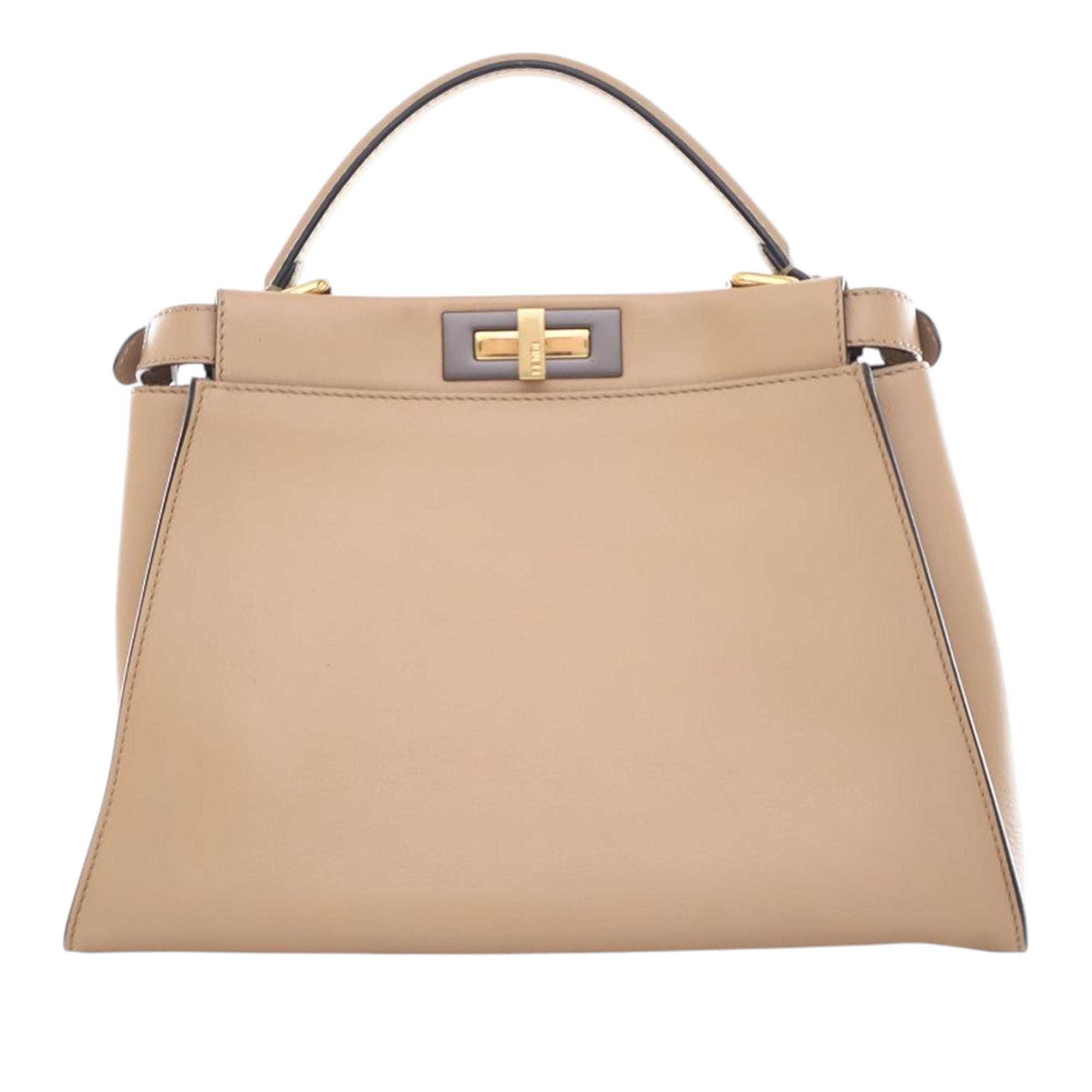 Fendi Medium Leather Peekaboo Iconic Satchel - The Boutique