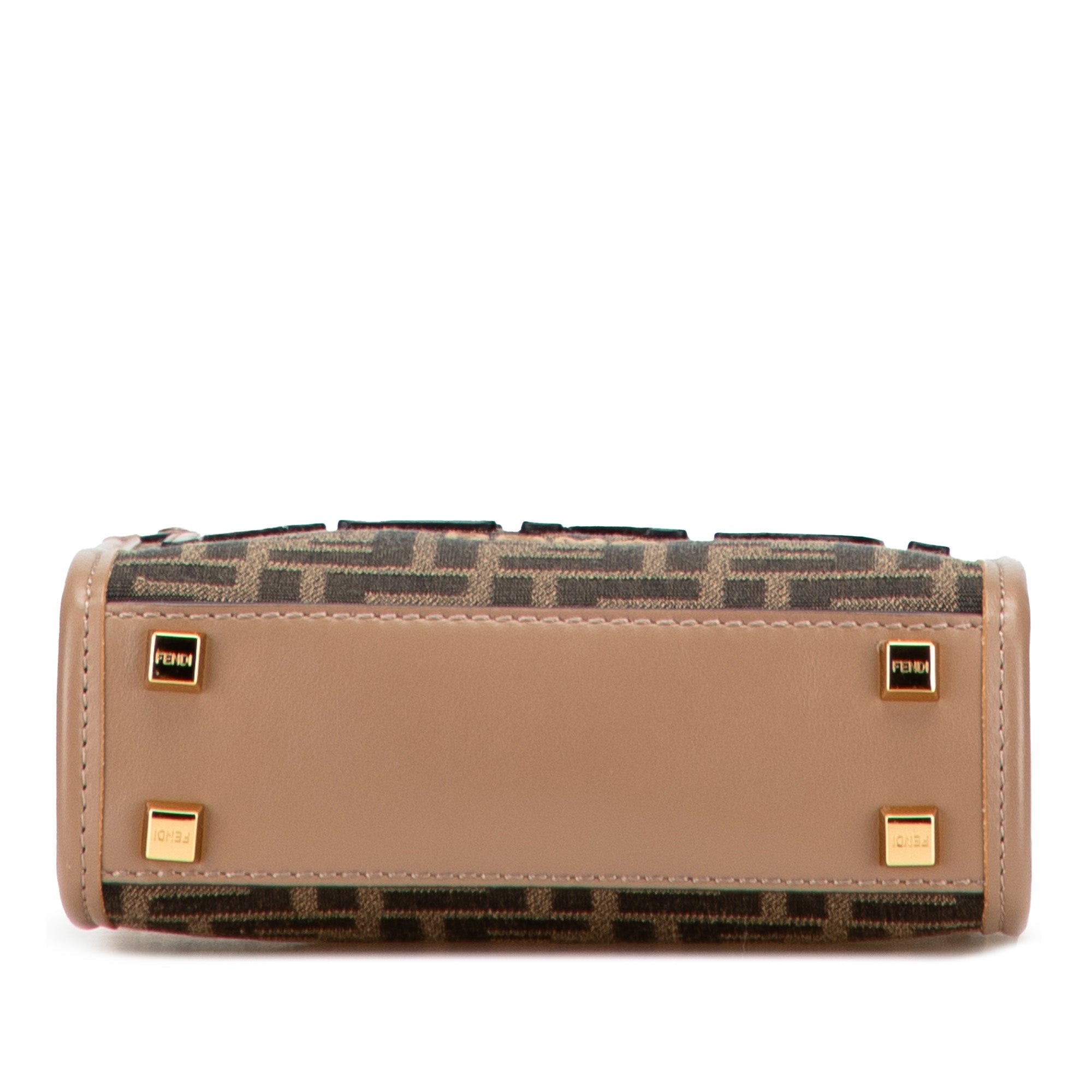 Fendi Mini Zucca Canvas Sunshine Shopper Tote - The Boutique