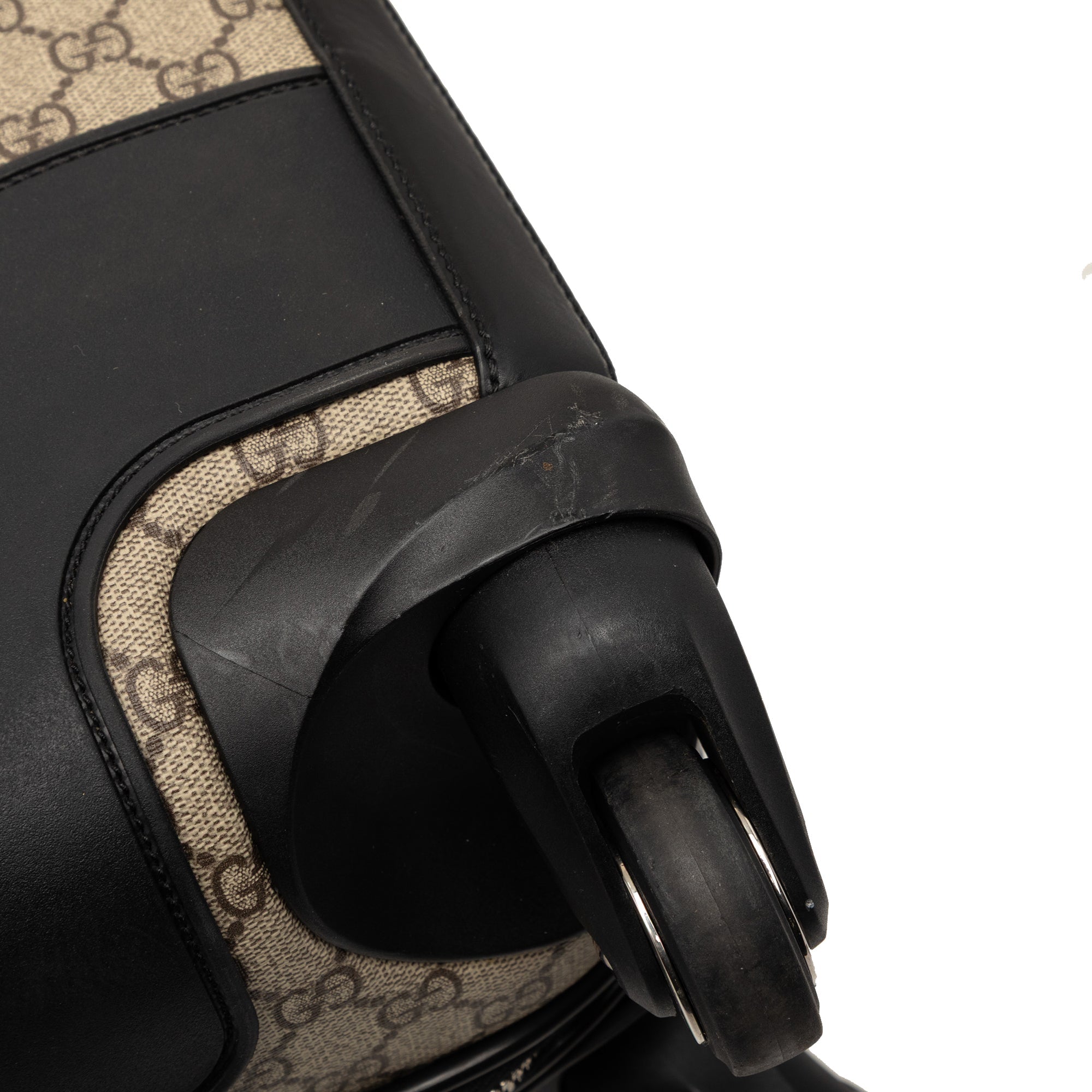 Gucci GG Supreme Carry On Rolling Suitcase - The Boutique