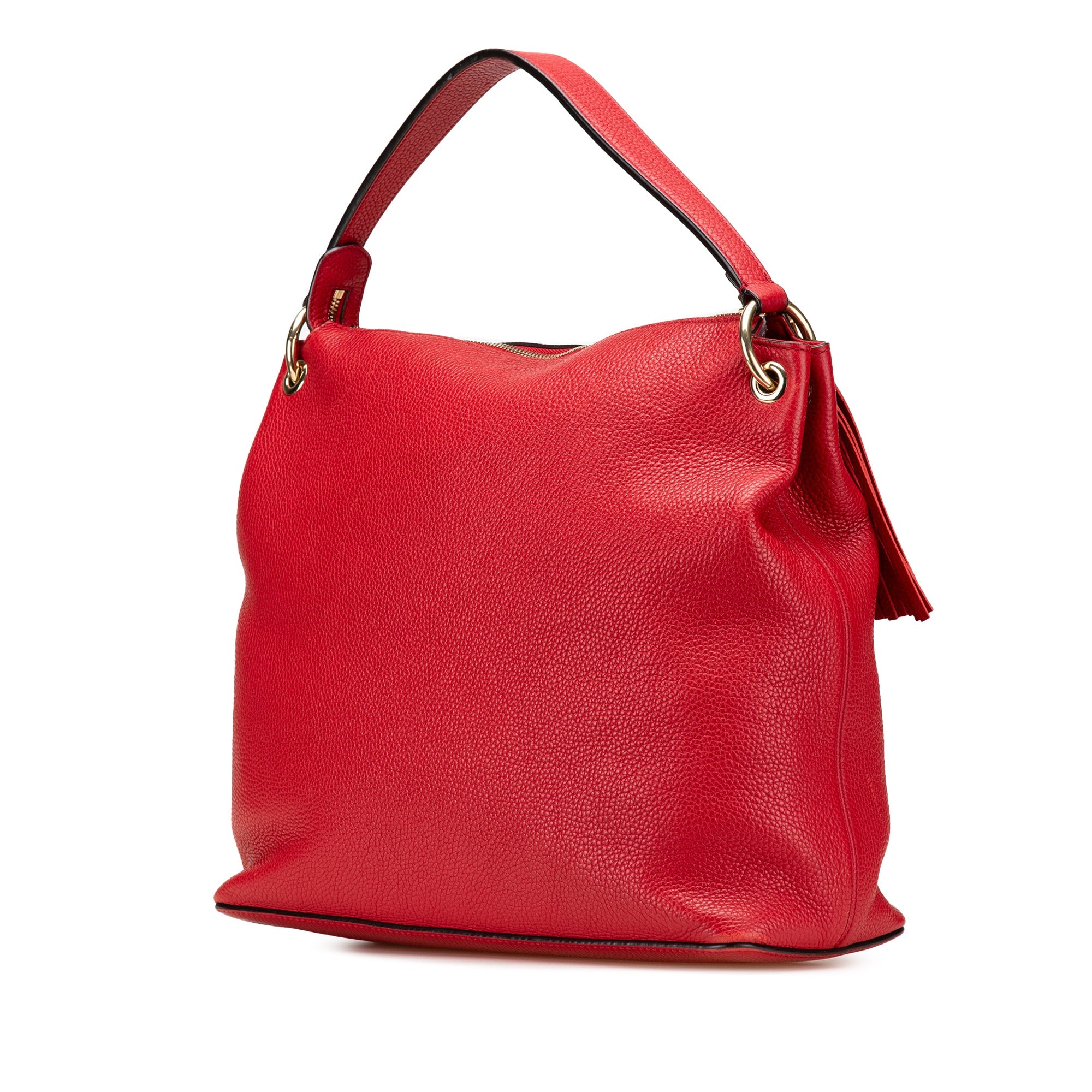 Gucci Large Pebbled Calfskin Soho Convertible Hobo - The Boutique