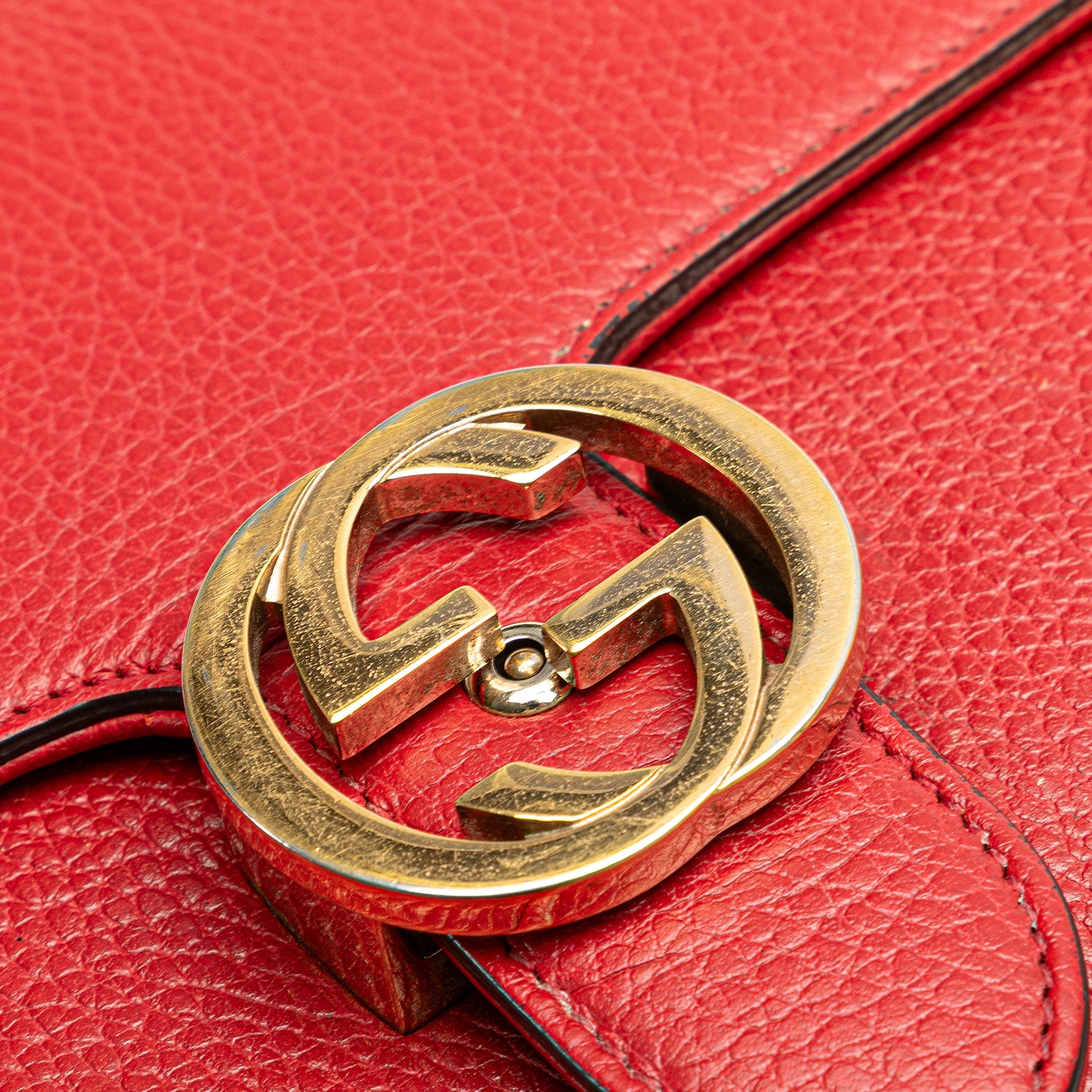 Gucci Medium Dollar Calfskin Interlocking G Crossbody - The Boutique