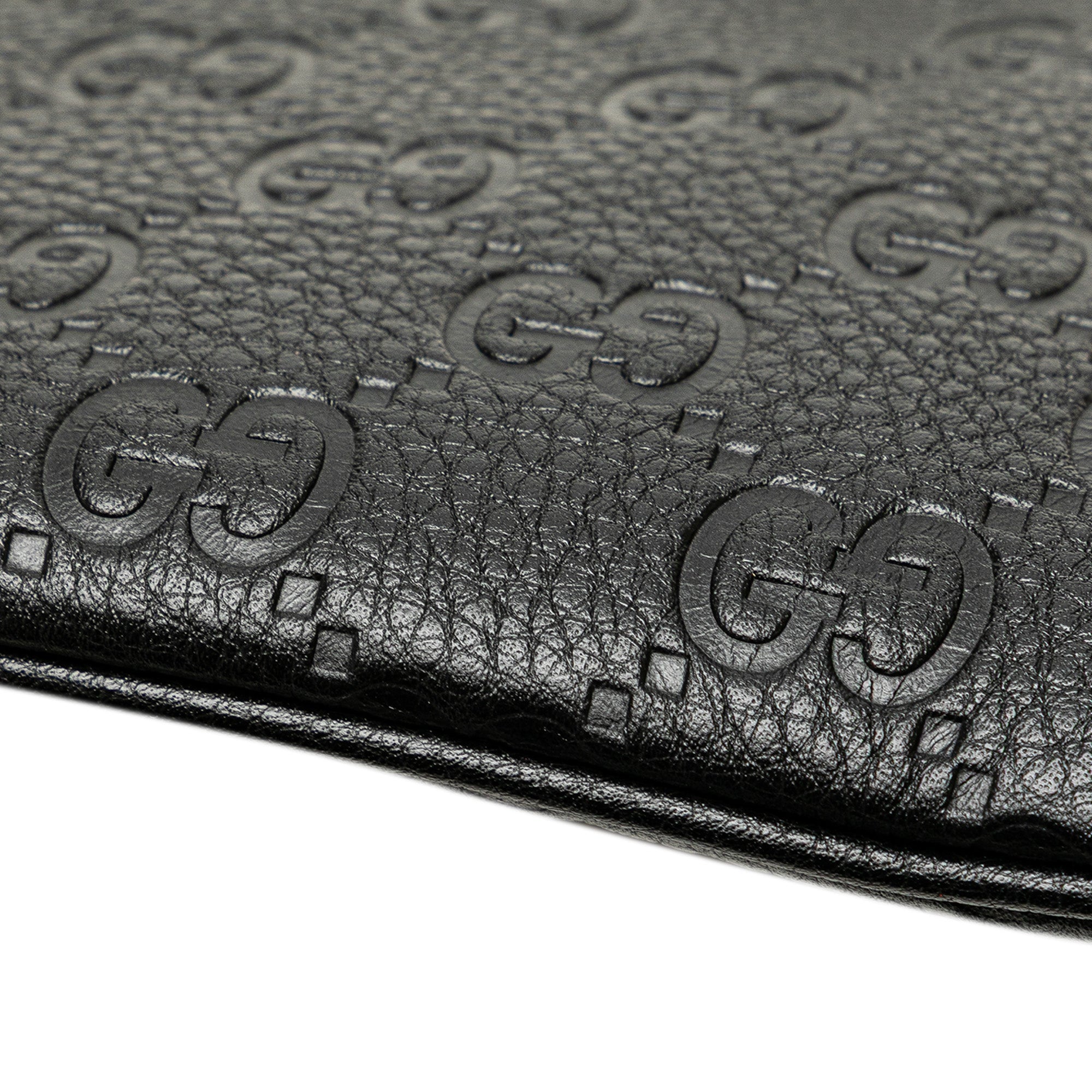 Gucci Medium GG Emblem Embossed Leather Shoulder Bag - The Boutique