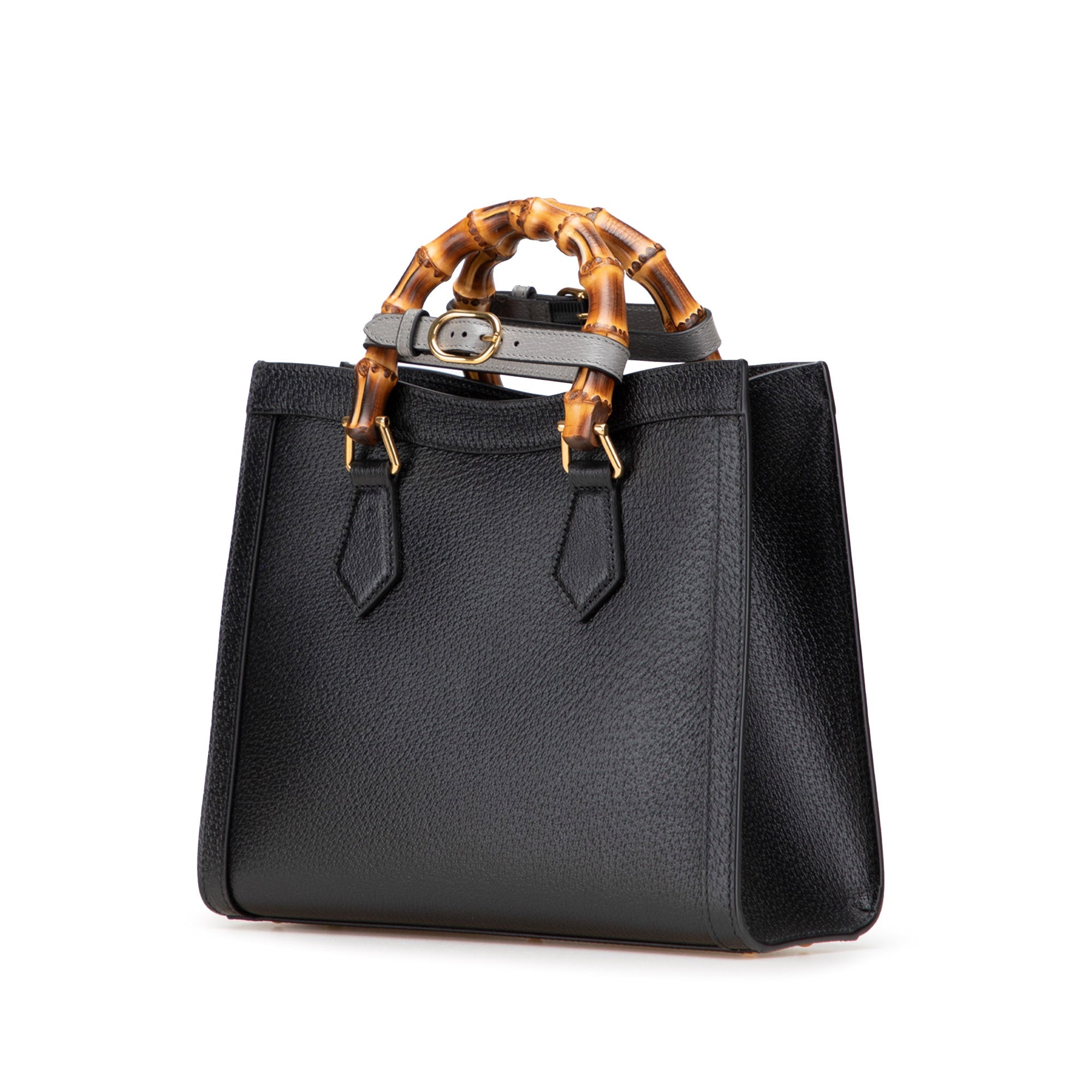 Gucci Medium Leather Bamboo Diana Satchel - The Boutique
