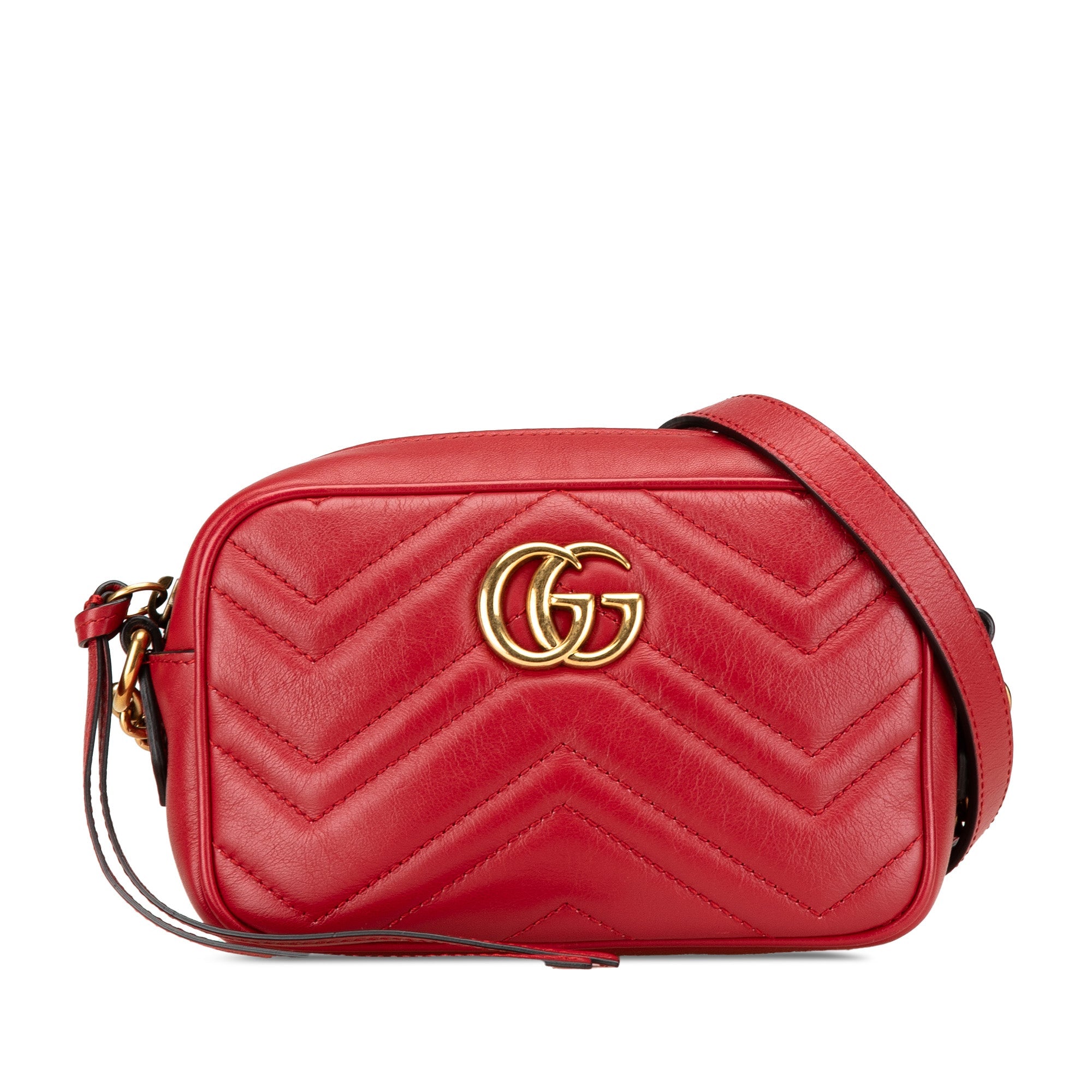 Gucci Mini GG Marmont Matelasse Leather Crossbody - The Boutique