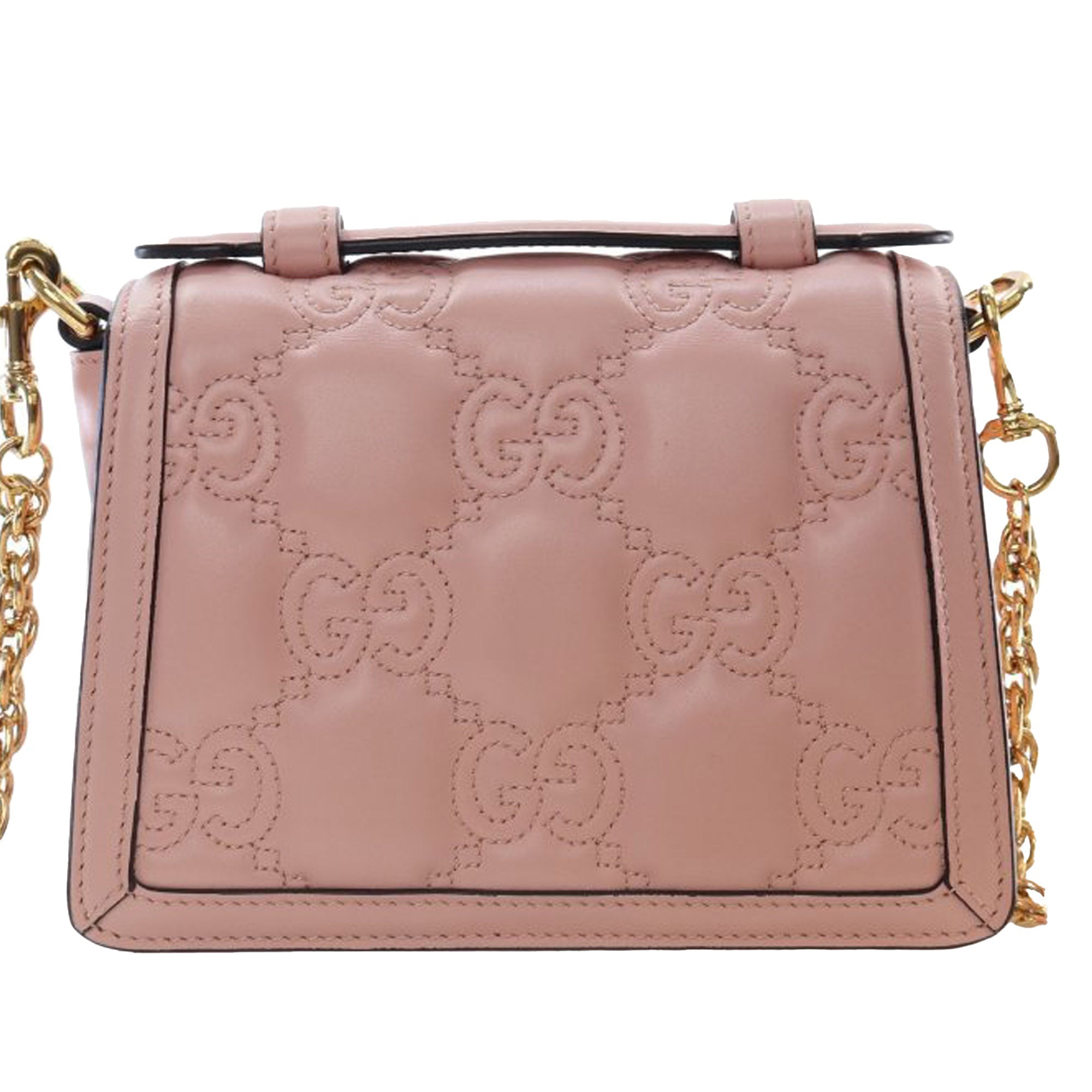 Gucci Small GG Matelasse Leather Top Handle Bag - The Boutique