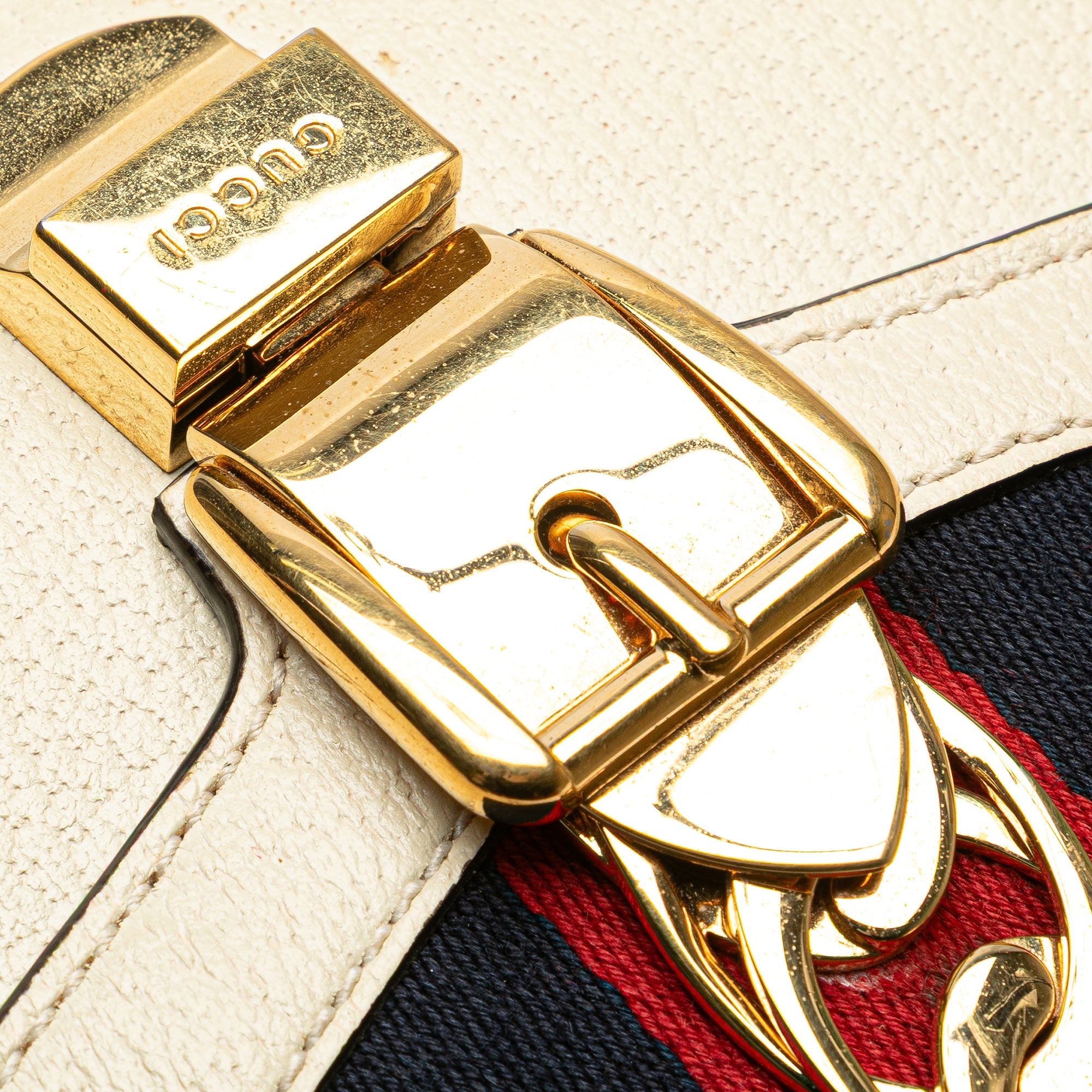 Gucci Small Leather Bee Star Sylvie Satchel - The Boutique