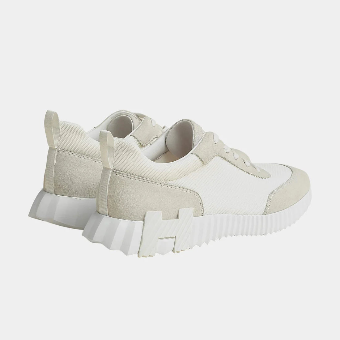 Hermes Bouncing Sneaker in Technical Mesh and Suede