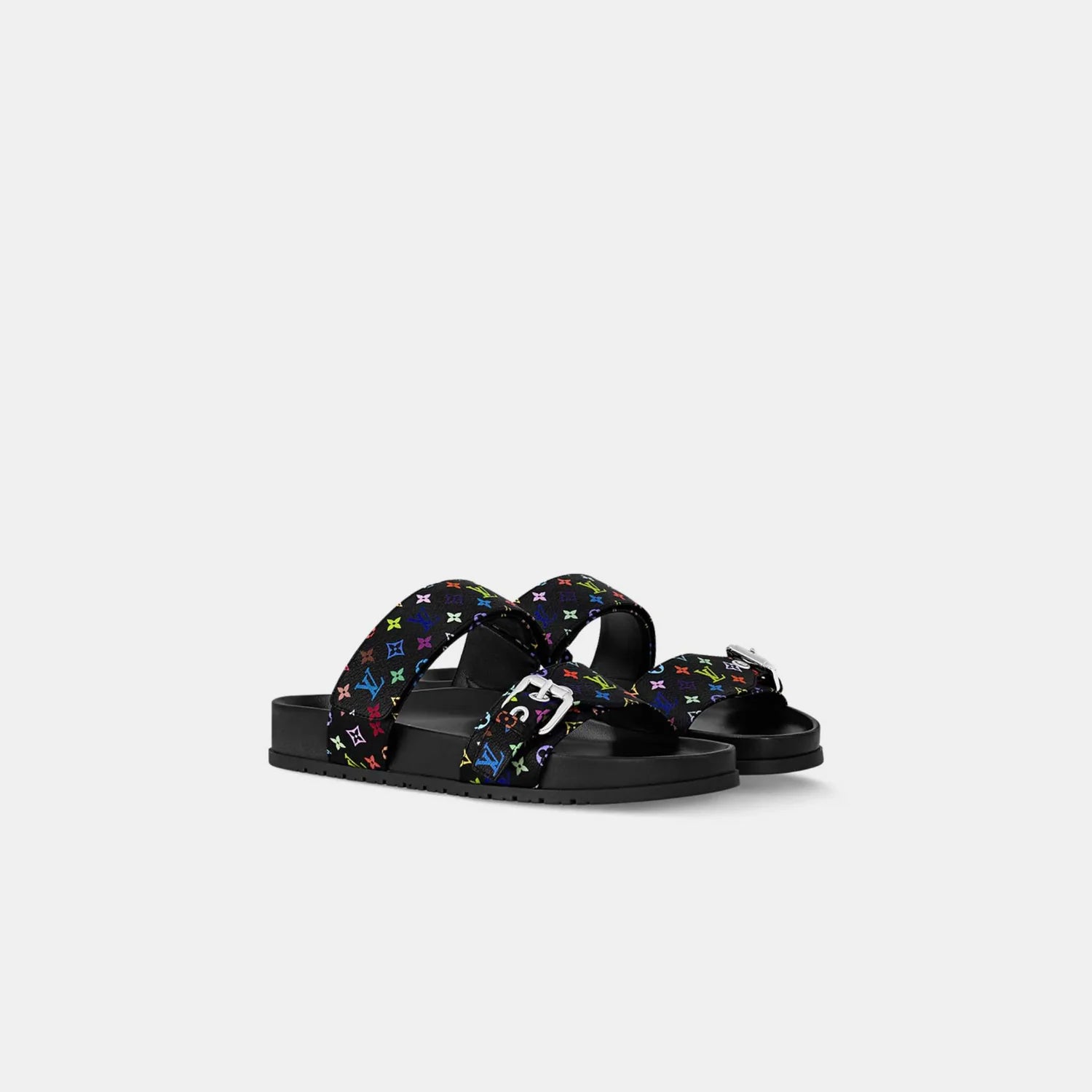 Louis Vuitton Bom Dia Mule LV x Murakami – Black Rainbow Monogram