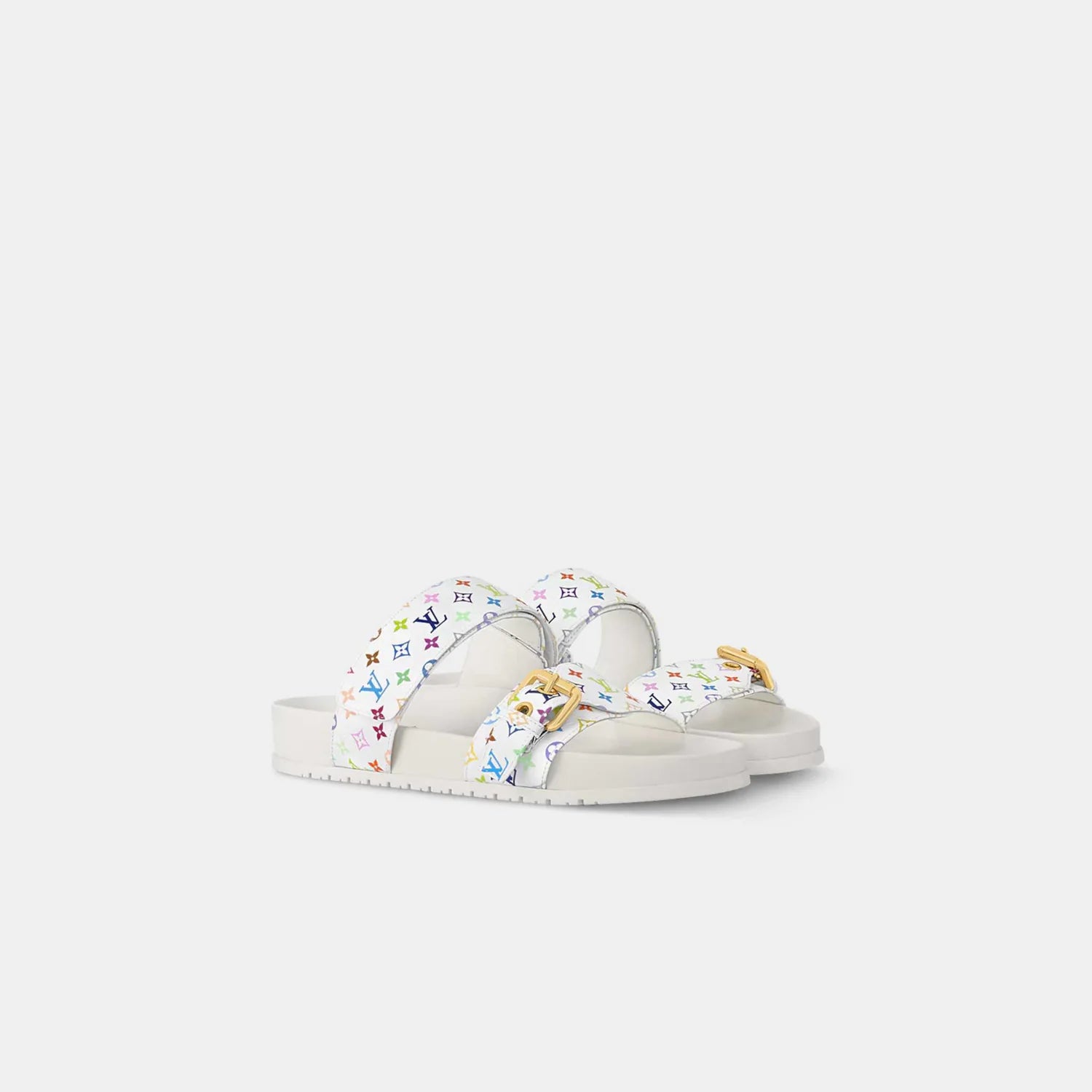 Louis Vuitton Bom Dia Mule LV x Murakami – White Rainbow Monogram