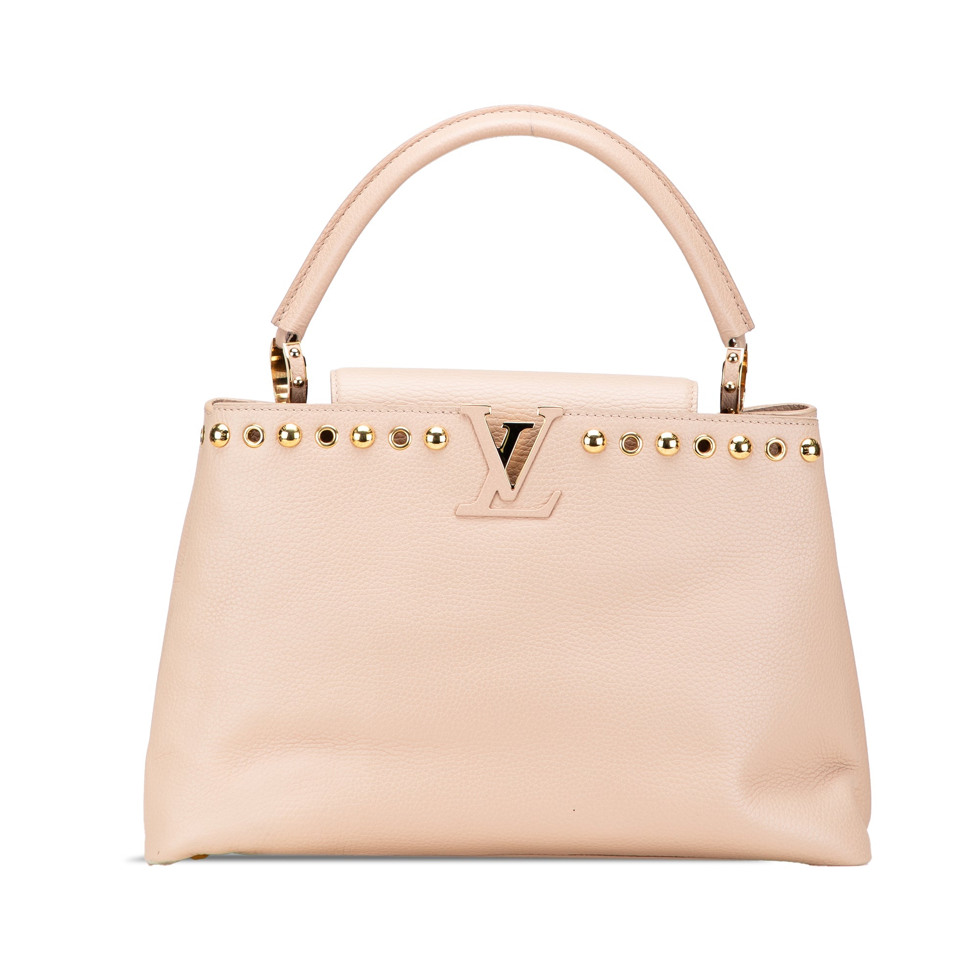 Louis Vuitton Taurillon Studdy Capucines MM - The Boutique