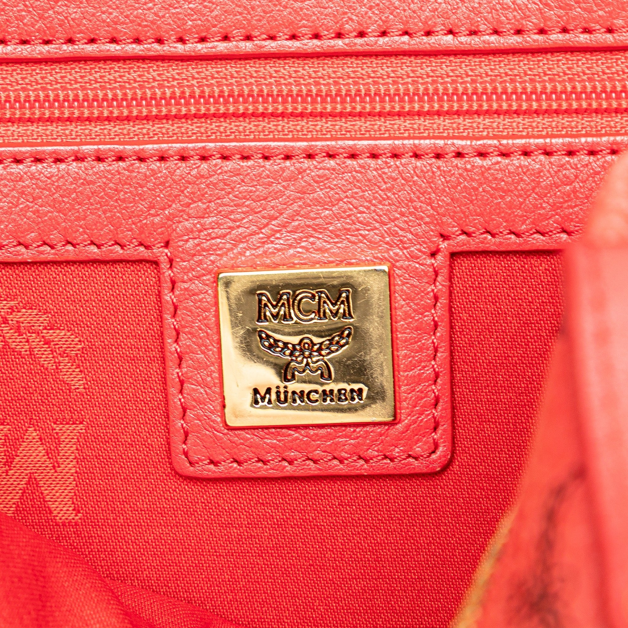 MCM Mini Visetos Coated Canvas Stark Backpack - The Boutique