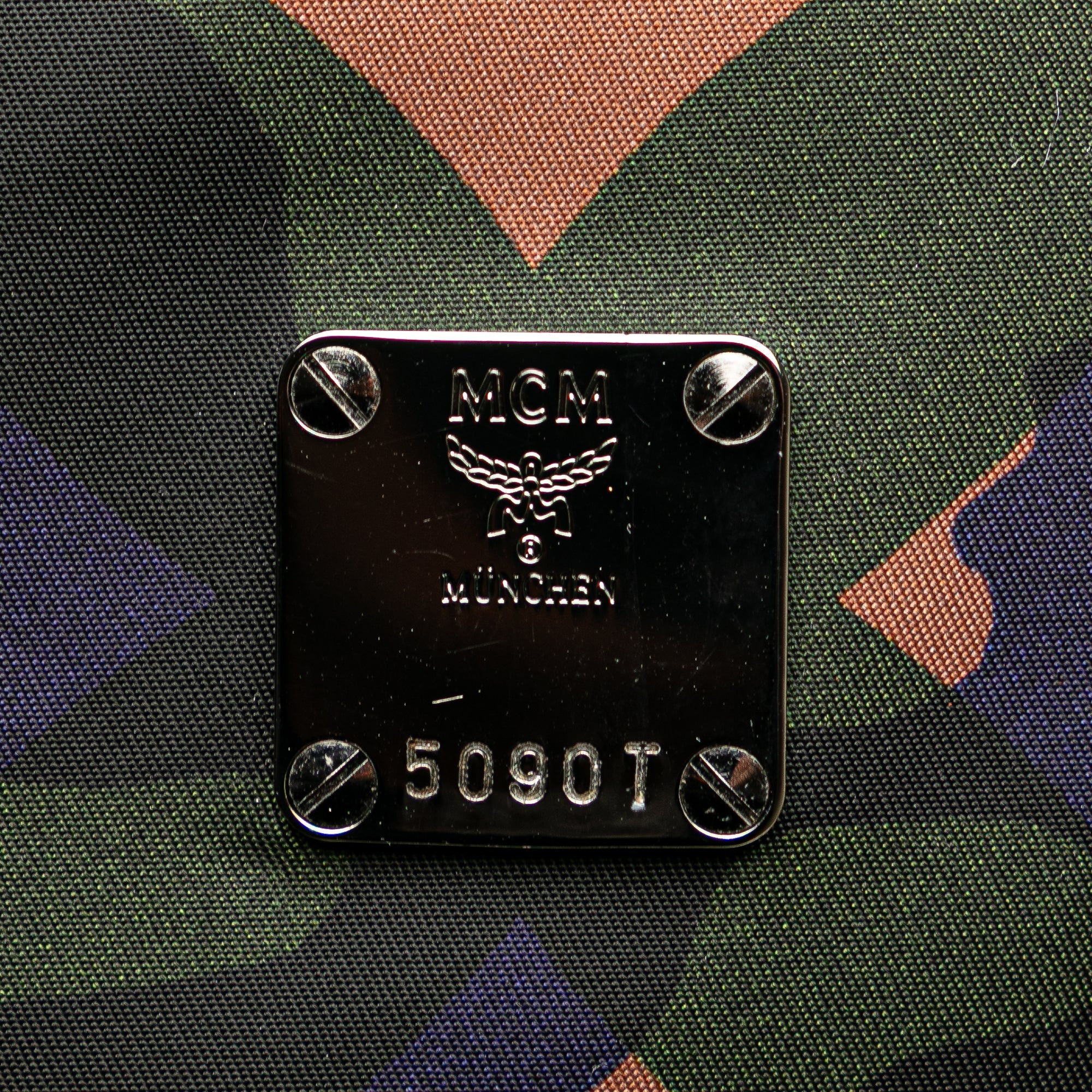 MCM Nylon Camo Munich Lion Dieter Backpack - The Boutique