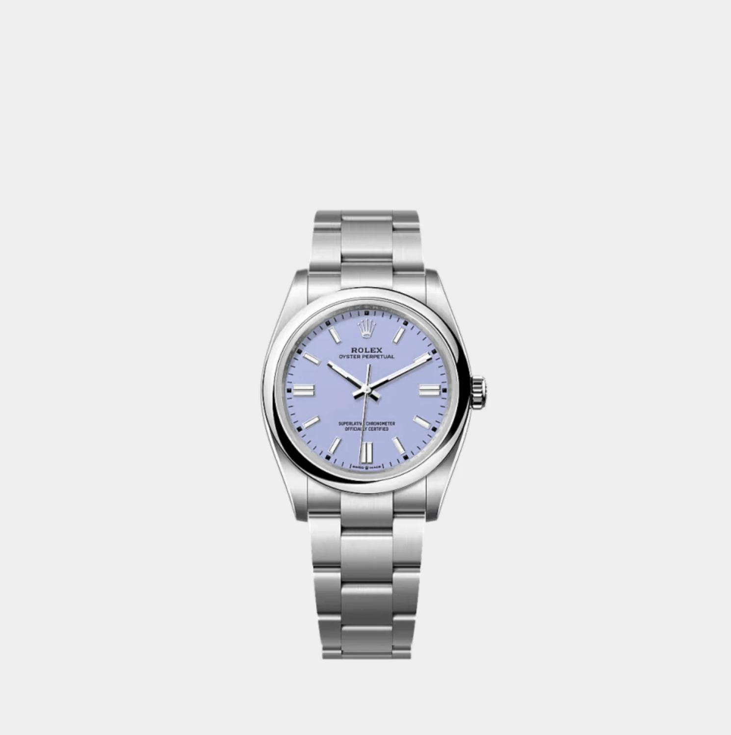 Rolex Oyster Perpetual 36 Oystersteel Lavender Ref. 126000-0013 - The Boutique